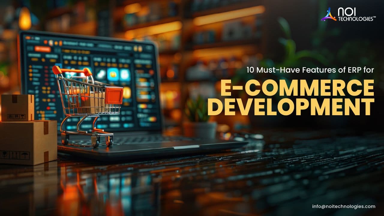 ERP features for eCommerce development and order management