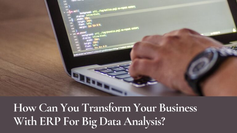 ERP and big data analysis